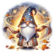 Схема вышивки «Гном Осени»