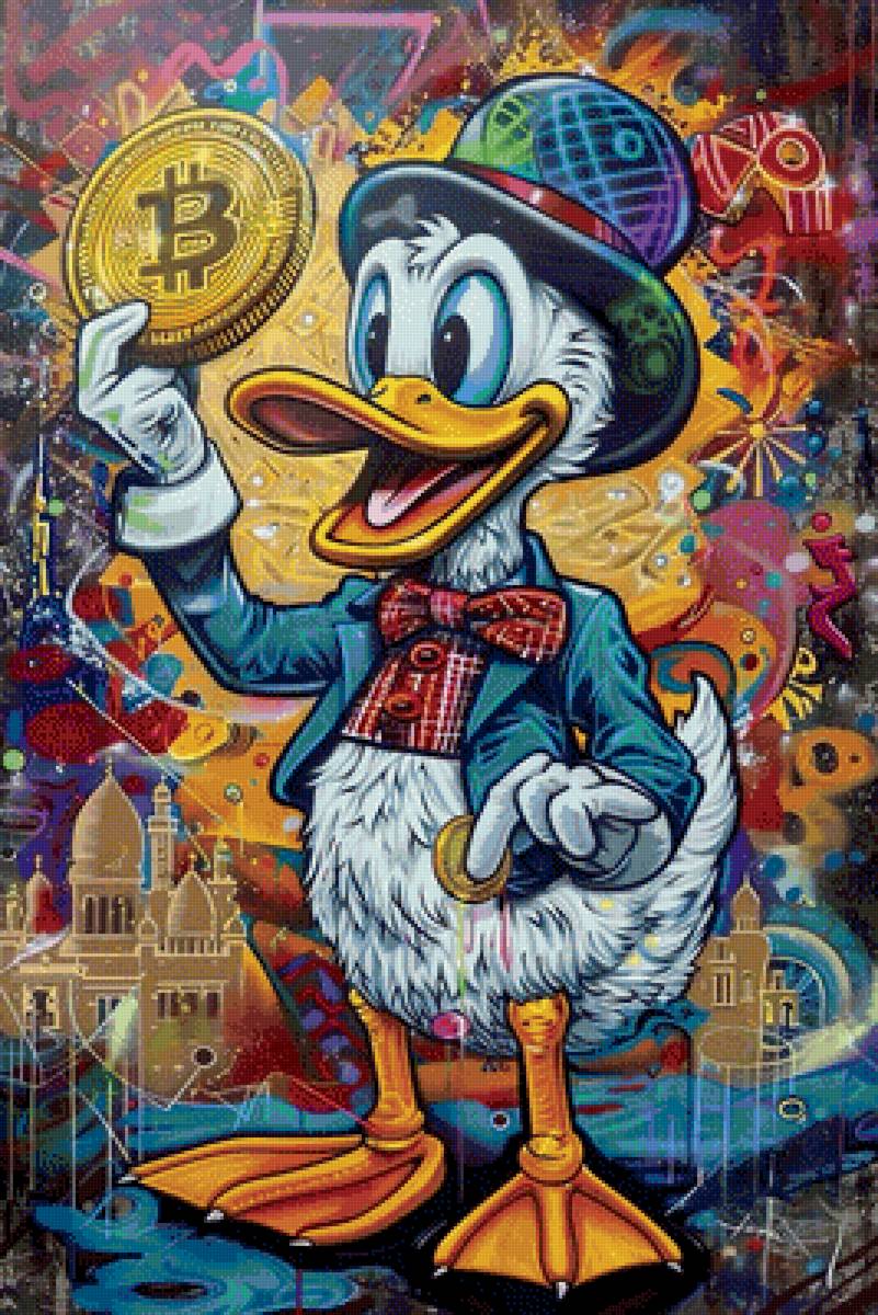 Скрудж Макдак - биткоин, макдак, деньги, скрудж - предпросмотр