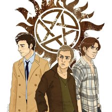 Схема вышивки «Сверхъестественное»