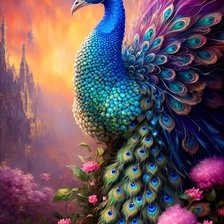 Схема вышивки «Пава»