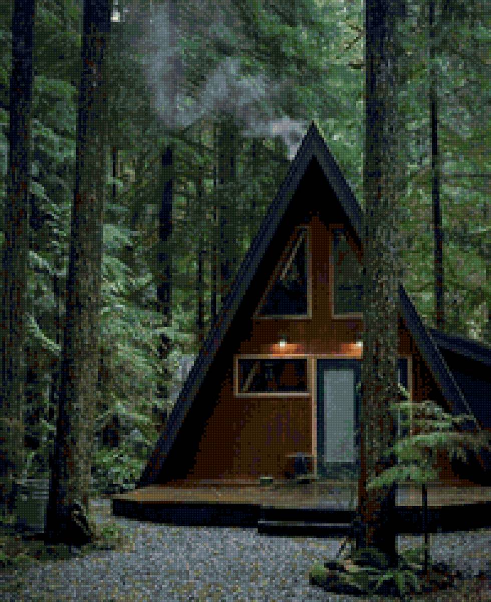 Домик в лесу - предпросмотр