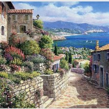 Схема вышивки «Сэм Парк - У моря»