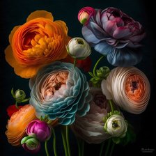 Схема вышивки «Цветы»