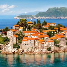 Схема вышивки «Черногория Свети Стефан»