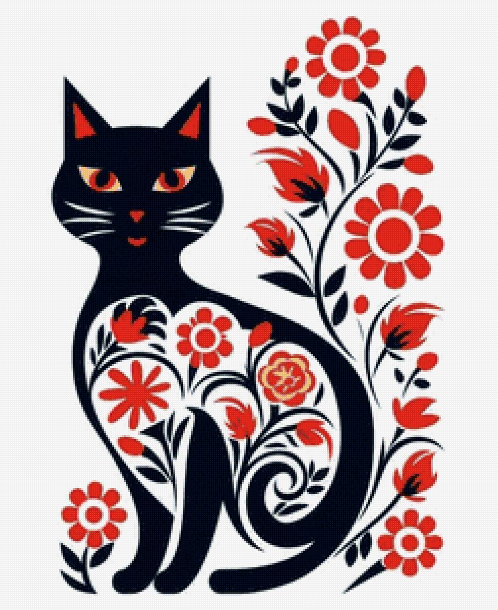 котик - панно - предпросмотр