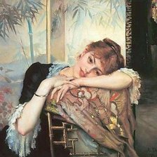 Схема вышивки «Pensando»