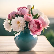 Схема вышивки «Ваза с цветами»