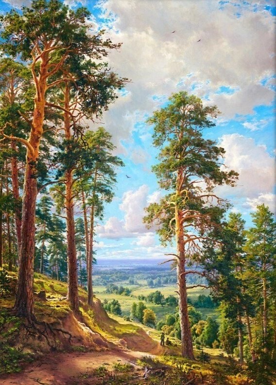 №2810407 - сосны, простор, гора - оригинал