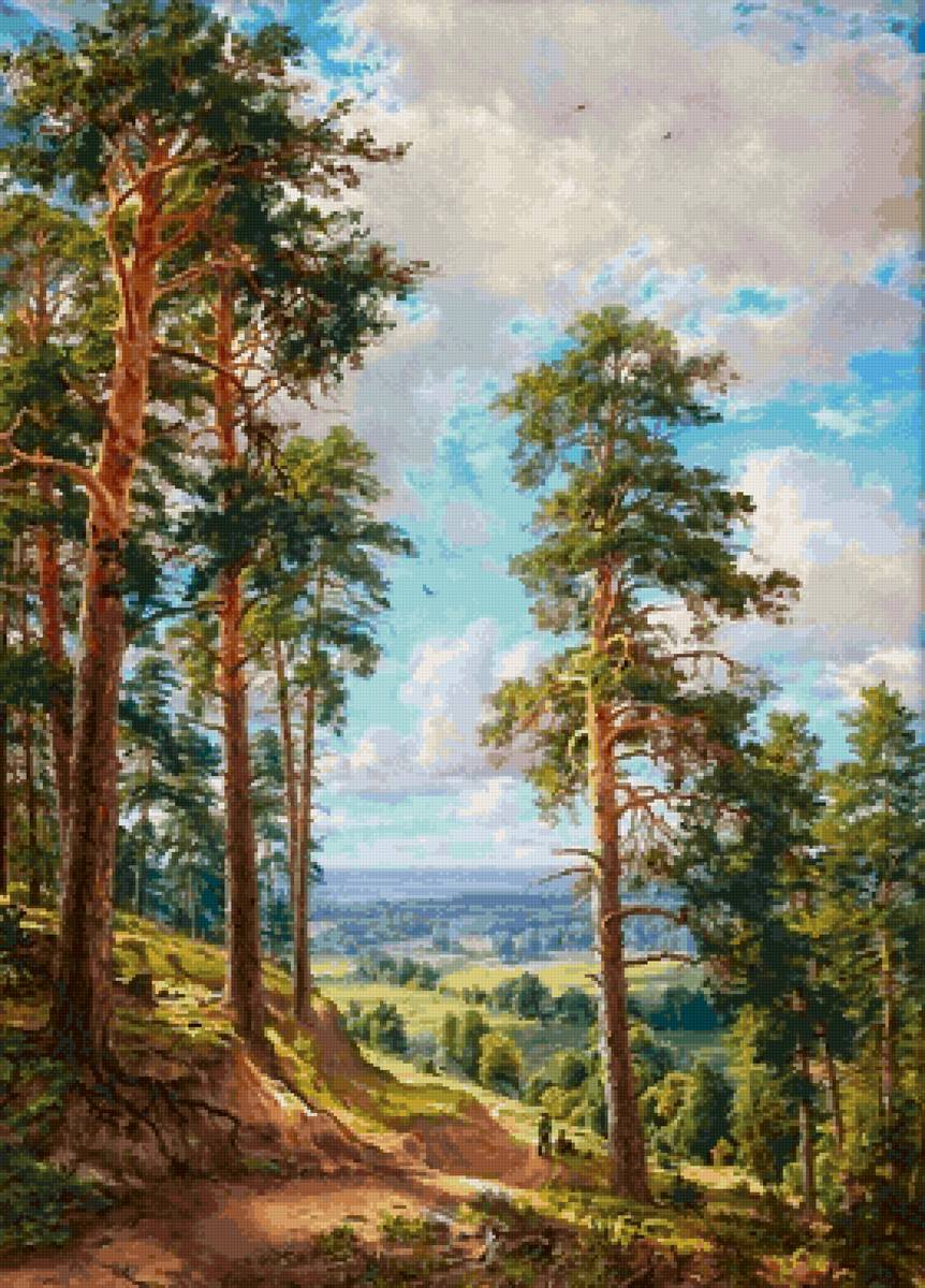 №2810407 - простор, сосны, гора - предпросмотр