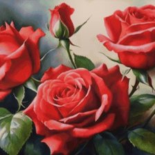 Схема вышивки «Розы»