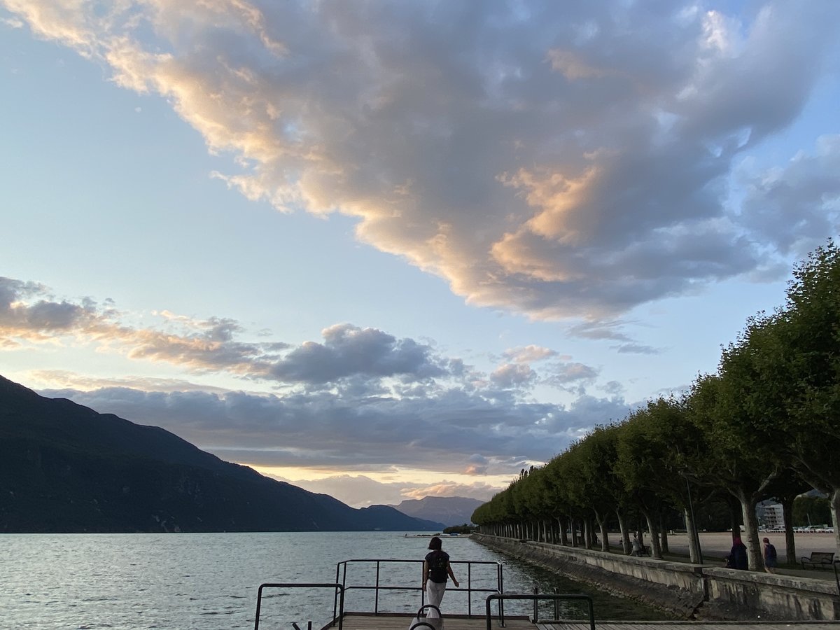 Озеро Бурже - франция, природа, озеро - оригинал