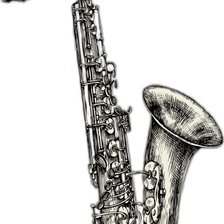 Схема вышивки «Sacxofon»
