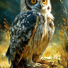 Схема вышивки «сова»