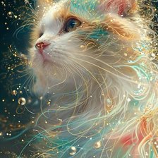 Схема вышивки «Кошечка»