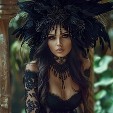 Схема вышивки «Posando en una ventana»