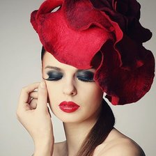 Схема вышивки «Mujer orquídea»