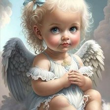 Схема вышивки «Tierna Angelita»