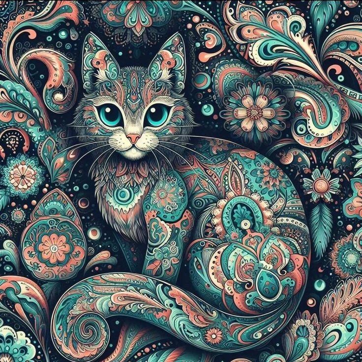 Кот - подушка - оригинал