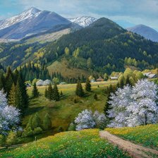 Схема вышивки «Природа»