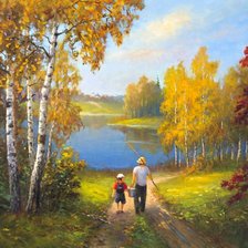 Схема вышивки «На рыбалку»