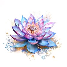 Схема вышивки «Лотос»