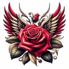 Роза и крылья