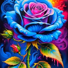 Схема вышивки «Роза»