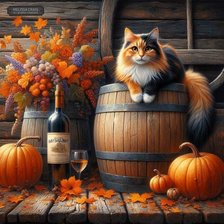 Схема вышивки «Котик»