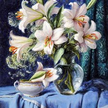 Схема вышивки «Лилии»