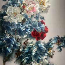 Схема вышивки «цветы»