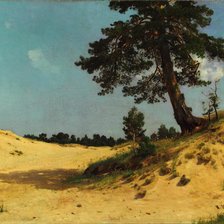 Схема вышивки «Сосна на песке»