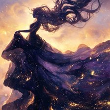 Схема вышивки «Волшебный силуэт»