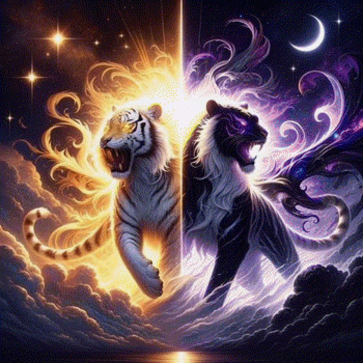 Две стороны - тигр - предпросмотр