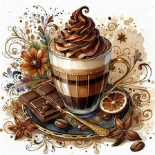 Схема вышивки «Шоколад»