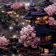 Схема вышивки «Сакура»