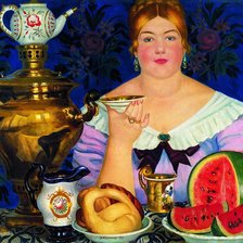 Схема вышивки «Кустодиев»