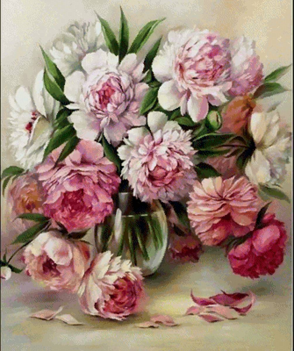 пионы - предпросмотр