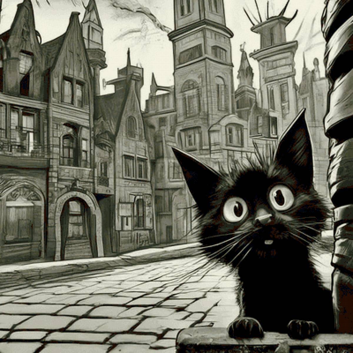 Жил да был чёрный кот  за углом 2 - предпросмотр