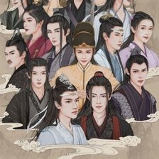 Схема вышивки «неукротимый повелитель чэнь цин»