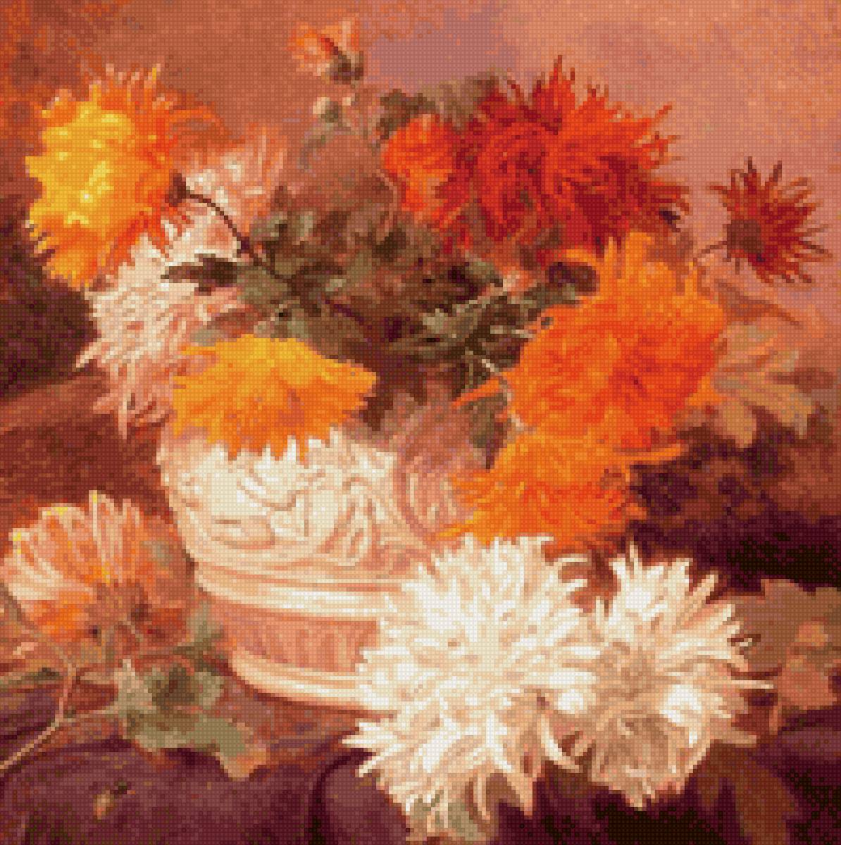 Осень - цветы, хризантемы, осень - предпросмотр