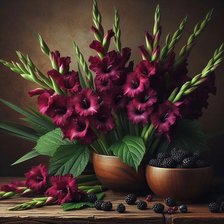 Схема вышивки «Цветы»