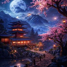 Схема вышивки «Япония»