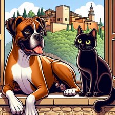 Схема вышивки «Chata y Ares»