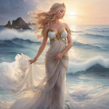 Схема вышивки «Рождённая  морем»