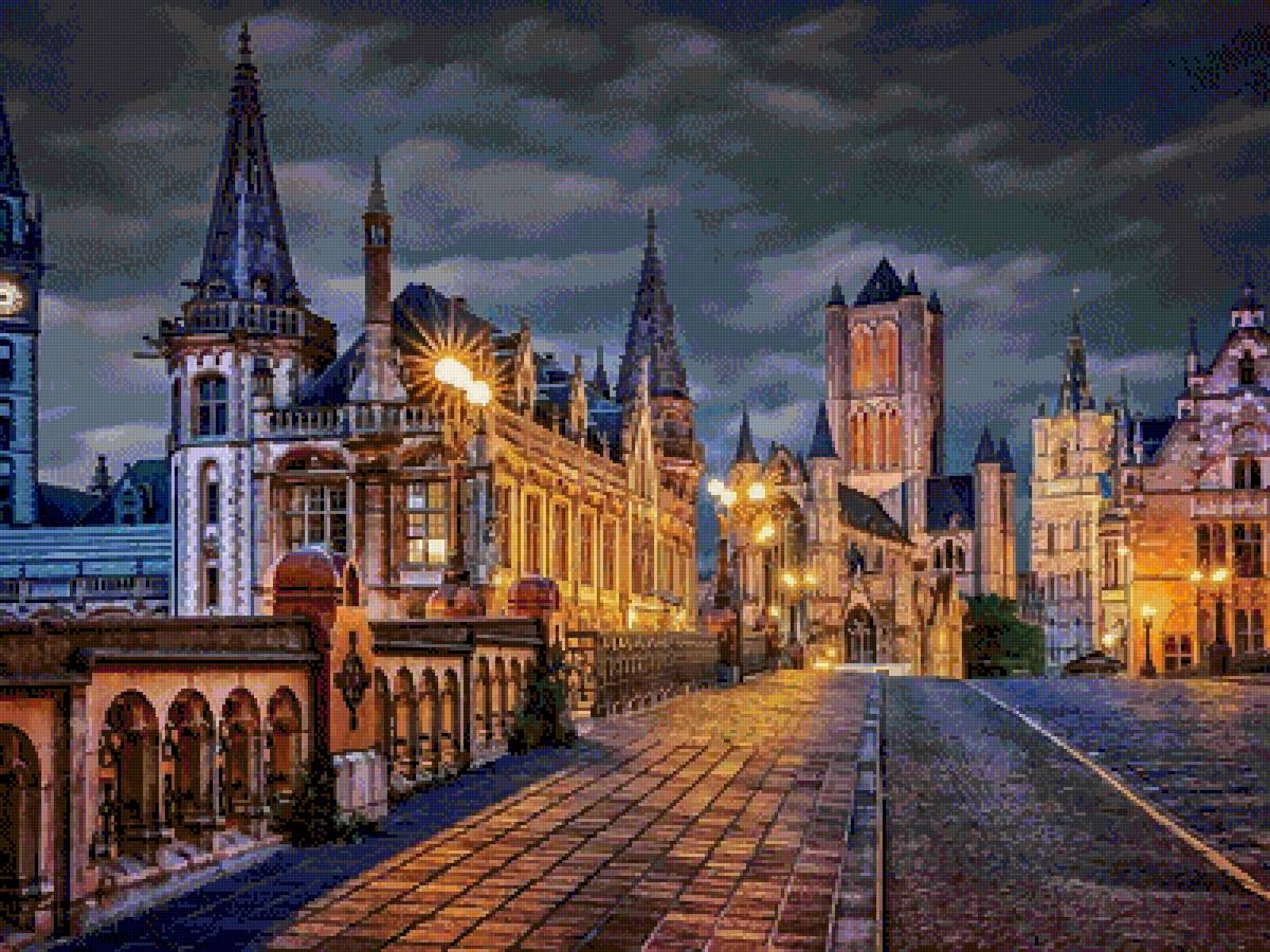 Ночной город - город - предпросмотр