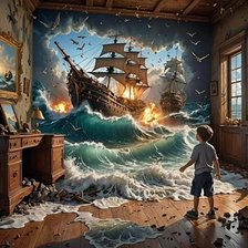 Схема вышивки «фантазия»