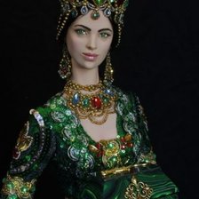 Схема вышивки «Медной горы хозяйка»