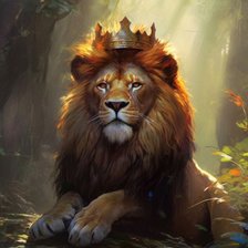 Схема вышивки «Лев»