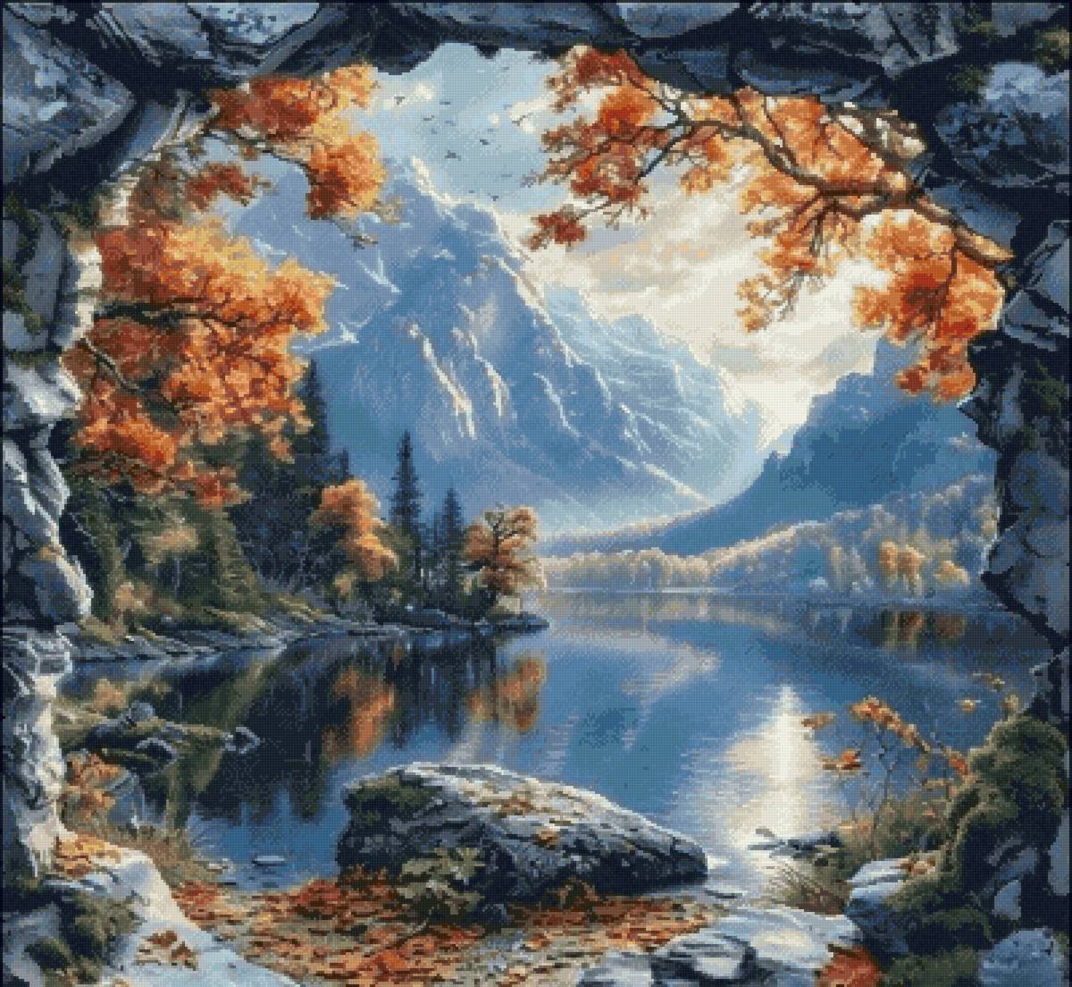 Окно в осень - природа - предпросмотр