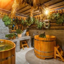 Схема вышивки «Баня»